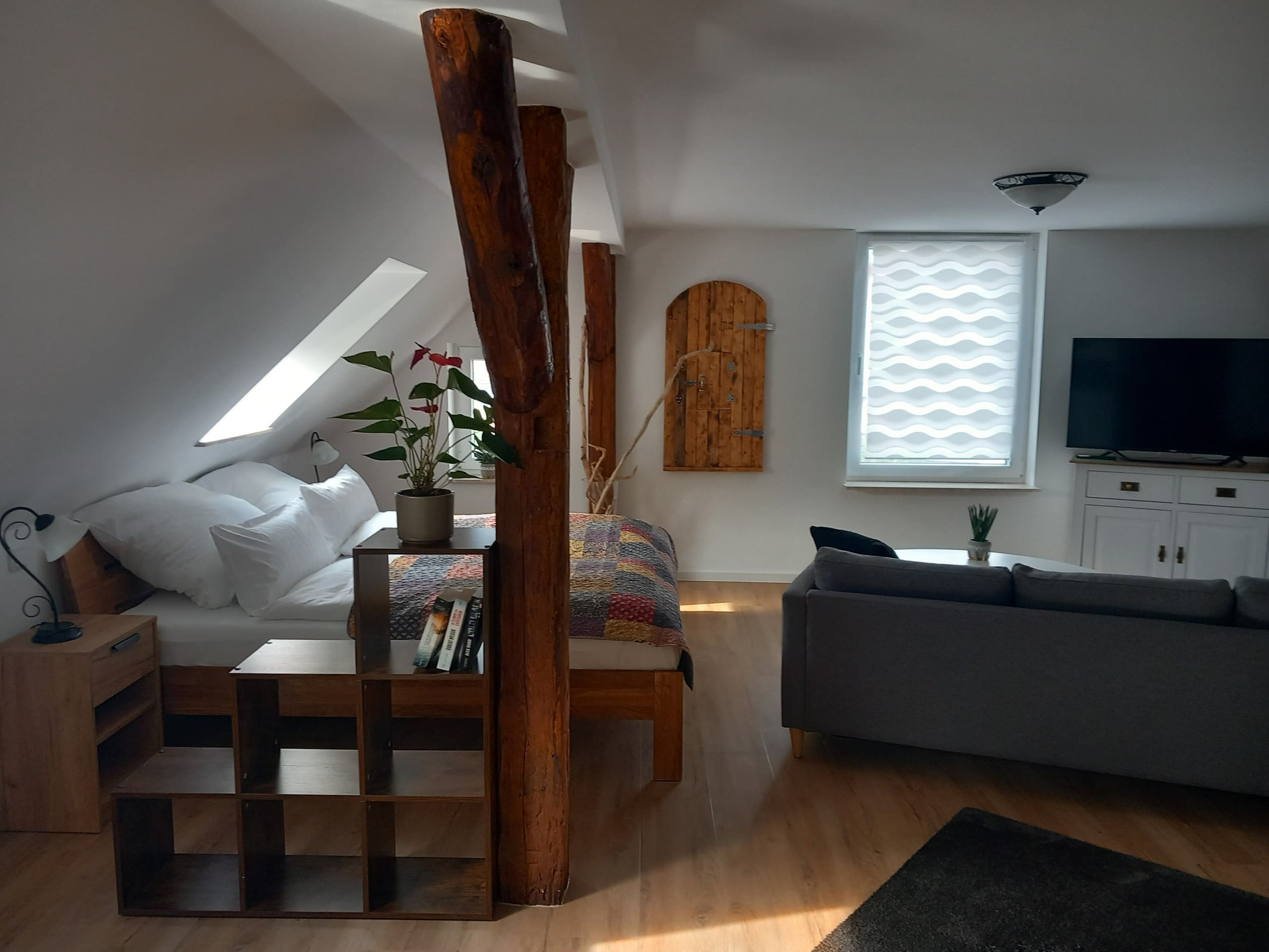 Couch und Bett Waldes Hütt